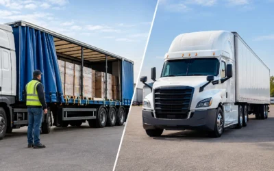 Curtain Side Versus Dry Van: Which Fits Freight?